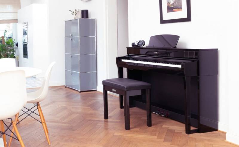 Đàn Piano điện Yamaha CLP-735 Rosewood 3